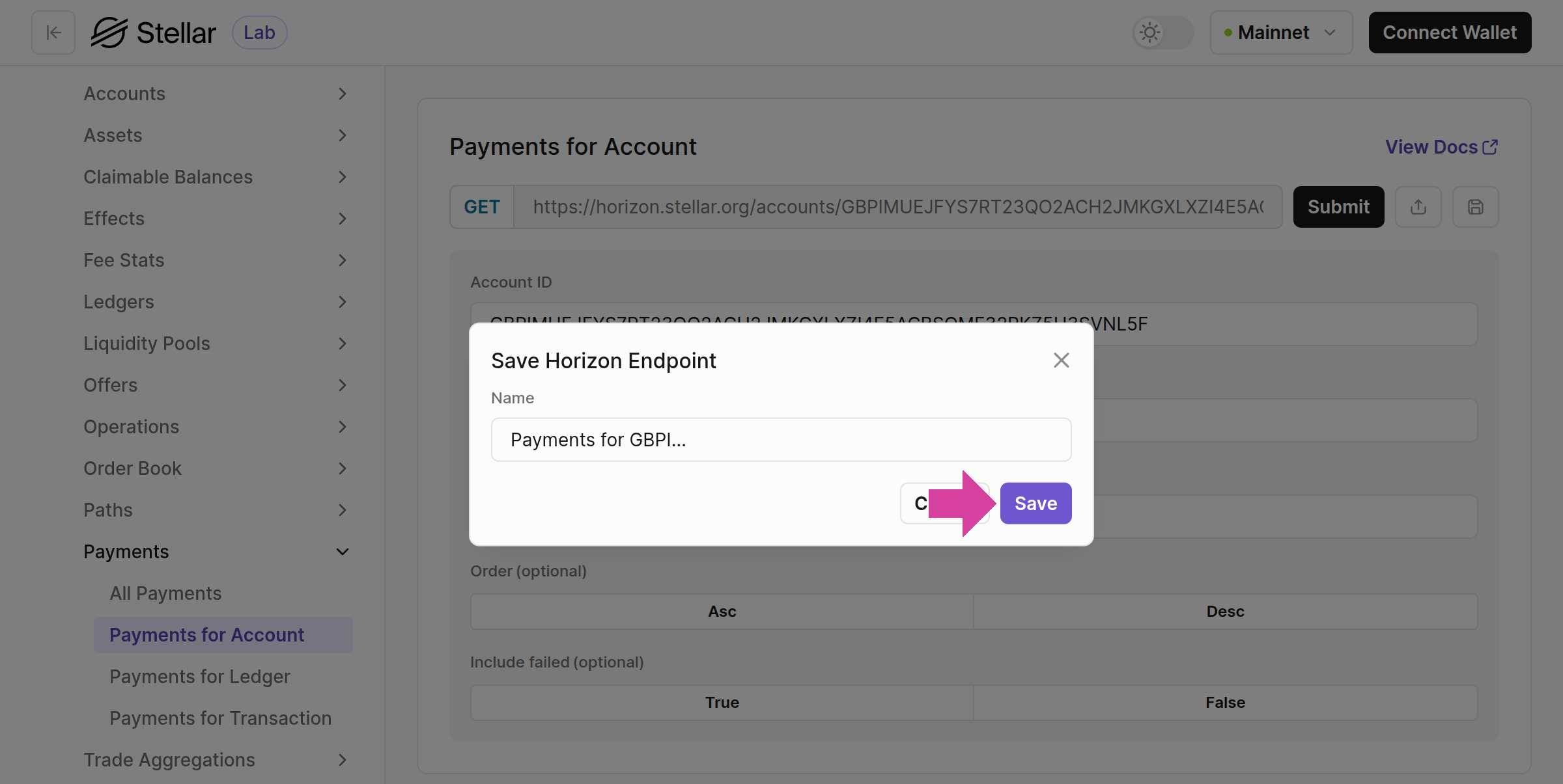 Lab: Horizon - Modal